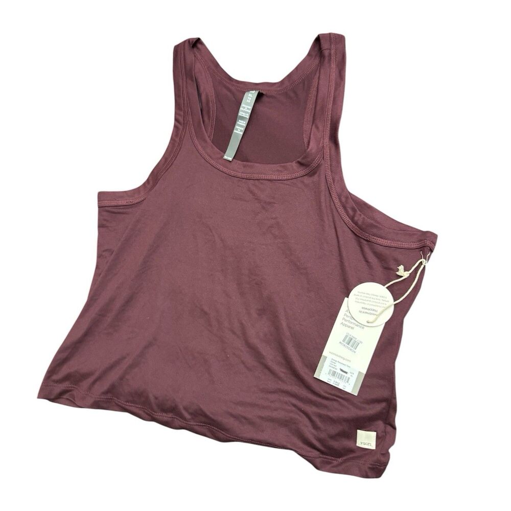 Vuori Energy Racerback Tank White Size XL Workout Top Color Cerise New